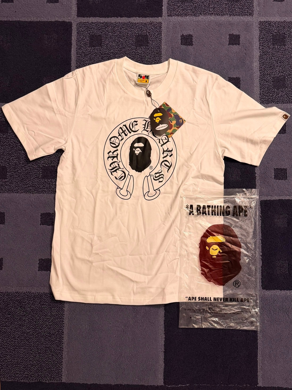 Bape x Chrome Hearts (Black & White) Tee